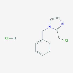 molecular formula C11H12Cl2N2 B103883 1-Benzyl-2-(chloromethyl)-1H-imidazole hydrochloride CAS No. 19276-03-0
