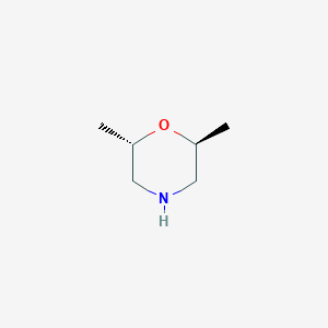 molecular formula C₆H₁₃NO B103887 (2S,6S)-2,6-dimethylmorpholine CAS No. 6485-45-6