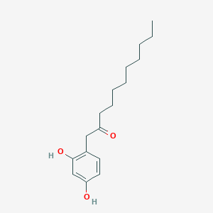 molecular formula C17H26O3 B010389 1-(2,4-Dihydroxyphenyl)undecanone CAS No. 19810-04-9