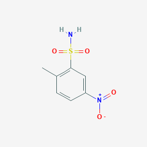 molecular formula C7H8N2O4S B103893 2-甲基-5-硝基苯磺酰胺 CAS No. 6269-91-6