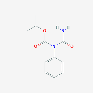 molecular formula C11H14N2O3 B010390 propan-2-yl N-carbamoyl-N-phenylcarbamate CAS No. 106372-19-4