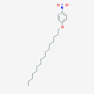 molecular formula C22H37NO3 B010391 p-Nitrophenyl hexadecyl ether CAS No. 102703-33-3