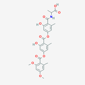 molecular formula C29H29NO11 B103911 Amidepsine A 