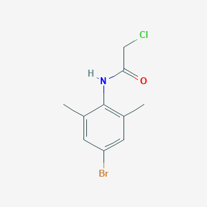molecular formula C10H11BrClNO B103913 N-(4-bromo-2,6-dimethylphenyl)-2-chloroacetamide CAS No. 17058-74-1