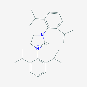 molecular formula C27H38N2 B103921 1,3-Bis(2,6-diisopropylphenyl)imidazolidin-2-ylidene CAS No. 258278-28-3