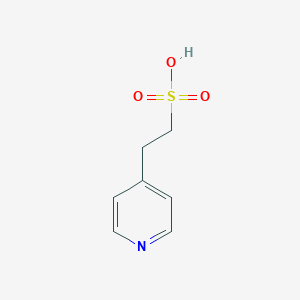 molecular formula C7H9NO3S B103924 4-Pyridineethanesulfonic acid CAS No. 53054-76-5