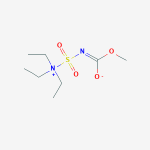 molecular formula C₈H₁₈N₂O₄S B103927 N-(三乙基铵磺酰基)甲酸甲酯 CAS No. 29684-56-8