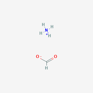 molecular formula HCOONH4<br>CH5NO2 B103936 Ammonium formate CAS No. 540-69-2