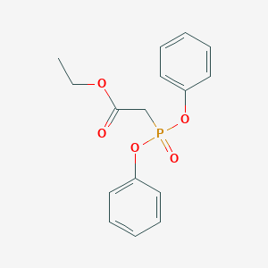 molecular formula C16H17O5P B103945 2-(二苯氧基膦酰基)乙酸乙酯 CAS No. 16139-79-0