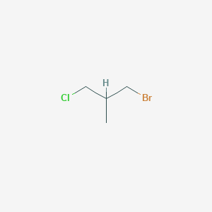 molecular formula C4H8BrCl B103949 1-Bromo-3-chloro-2-methylpropane CAS No. 6974-77-2