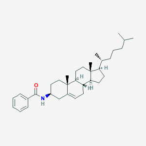 molecular formula C34H51NO B010395 Benzamide, N-[(3beta)-cholest-5-en-3-yl]- CAS No. 19595-23-4