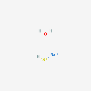 molecular formula H3NaOS B103967 Sodium hydrosulfide hydrate CAS No. 207683-19-0