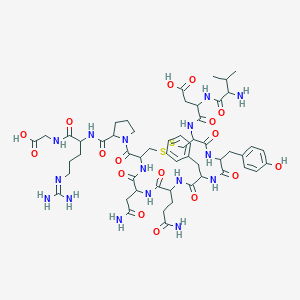 molecular formula C55H79N17O16S2 B010397 Val-Asp-(Arg8)-Vasopressin CAS No. 100930-18-5