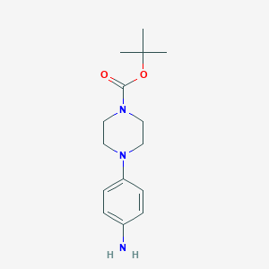 molecular formula C15H23N3O2 B103973 4-(4-氨基苯基)哌嗪-1-甲酸叔丁酯 CAS No. 170911-92-9