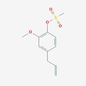 molecular formula C11H14O4S B103977 4-Allyl-2-methoxyphenyl methanesulfonate CAS No. 91971-63-0