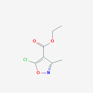 Ethyl 5-chloro-3-methylisoxazole-4-carboxylate