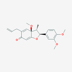 molecular formula C21H24O5 B103988 Kadsurenone CAS No. 95851-37-9