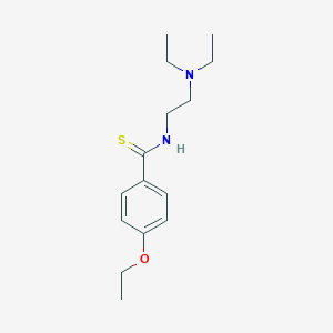 molecular formula C15H24N2OS B103990 N-[2-(diethylamino)ethyl]-4-ethoxybenzenecarbothioamide CAS No. 16531-19-4