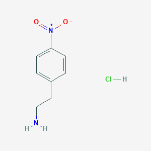 molecular formula C8H11ClN2O2 B104007 4-Nitrophenethylamine hydrochloride CAS No. 29968-78-3