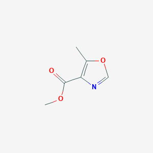 molecular formula C6H7NO3 B104009 5-甲基恶唑-4-甲酸甲酯 CAS No. 41172-57-0