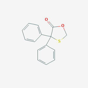 molecular formula C15H12O2S B010403 4,4-Diphenyl-1,3-oxathiolan-5-one CAS No. 19962-73-3