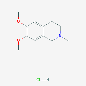 molecular formula C12H18ClNO2 B104032 6,7-二甲氧基-2-甲基-1,2,3,4-四氢异喹啉盐酸盐 CAS No. 16135-43-6