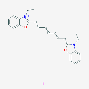 molecular formula C25H25IN2O2 B104033 3,3'-Diethyl-2,2'-oxathiacarbocyanine iodide CAS No. 15185-43-0