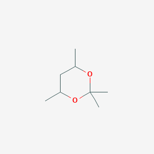 molecular formula C8H16O2 B104077 2,2,4,6-Tetramethyl-1,3-dioxane CAS No. 17227-17-7