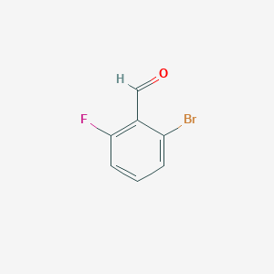 molecular formula C7H4BrFO B104081 2-溴-6-氟苯甲醛 CAS No. 360575-28-6