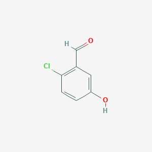 molecular formula C7H5ClO2 B104083 2-Chloro-5-hydroxybenzaldehyde CAS No. 7310-94-3