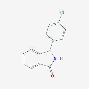B104086 1-(4-Chlorophenyl)-3-oxoisoindoline CAS No. 2224-77-3