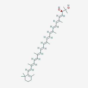 molecular formula C40H56O2 B104089 Plectaniaxanthin CAS No. 16795-87-2