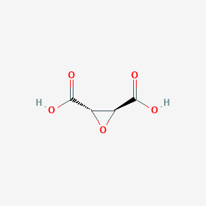 molecular formula C4H4O5 B104096 (2S,3S)-oxirane-2,3-dicarboxylic acid CAS No. 17087-75-1