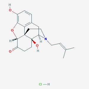 molecular formula C21H26ClNO4 B104113 Nalmexone hydrochloride CAS No. 16676-27-0