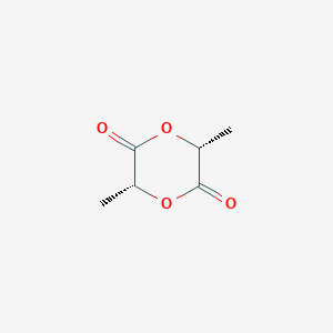 molecular formula C6H8O4 B104115 (3R,6R)-3,6-dimethyl-1,4-dioxane-2,5-dione CAS No. 13076-17-0