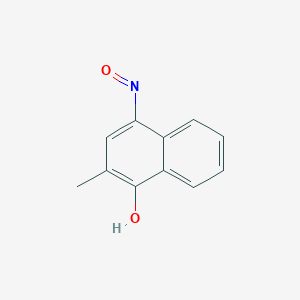 molecular formula C11H9NO2 B104119 2-Methyl-4-nitrosonaphthalen-1-ol CAS No. 572-99-6