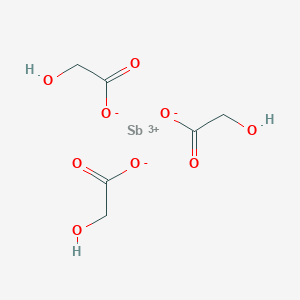 molecular formula C6H9O9Sb B104138 Antimony hydroxyacetate CAS No. 17901-09-6