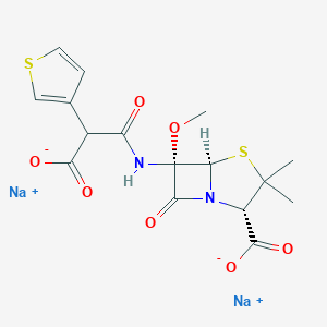 molecular formula C16H18N2Na2O7S2 B104143 Temocillin disodium salt CAS No. 61545-06-0