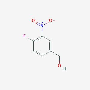 molecular formula C7H6FNO3 B104144 4-Fluoro-3-nitrobenzyl alcohol CAS No. 20274-69-5