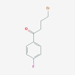 molecular formula C10H10BrFO B104150 4-Bromo-1-(4-fluorophenyl)butan-1-one CAS No. 40132-01-2