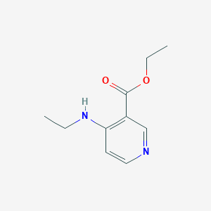 molecular formula C10H14N2O2 B010416 Ethyl 4-(ethylamino)nicotinate CAS No. 110960-70-8