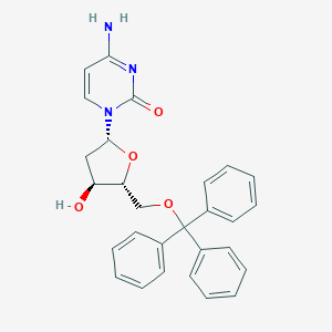molecular formula C28H27N3O4 B104161 Cytidine, 2/'-deoxy-5/'-O-(triphenylmethyl)- CAS No. 18531-20-9