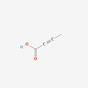 molecular formula C4H4O2 B104180 2-丁炔酸 CAS No. 590-93-2