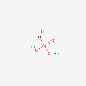 molecular formula AsO4-3 B104184 Hydron;arsorate CAS No. 15584-04-0
