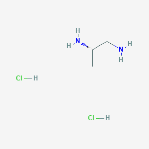 molecular formula C3H12Cl2N2 B010419 (S)-(-)-1,2-Diaminopropane dihydrochloride CAS No. 19777-66-3