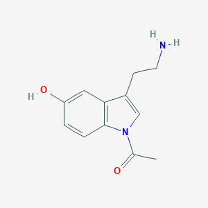 Indol-5-ol, 1-acetyl-3-(2-aminoethyl)-