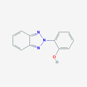 molecular formula C12H9N3O B104195 2-(2-羟基苯基)-2H-苯并三唑 CAS No. 10096-91-0