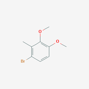 molecular formula C9H11BrO2 B104200 1-Bromo-3,4-dimethoxy-2-methylbenzene CAS No. 74866-17-4