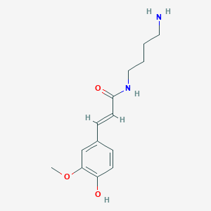 molecular formula C14H20N2O3 B104208 Feruloylputrescine CAS No. 501-13-3