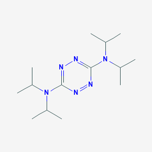 molecular formula C14H28N6 B104212 3,6-Bis(diisopropylamino)-1,2,4,5-tetrazine CAS No. 19455-91-5